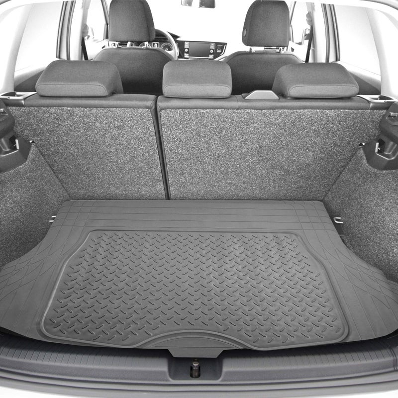 FH Group ClimaProof Universal Cargo Mat â€“ All-Weather, Trimmable Trunk Mat (48" W x 32" D) â€“ Fits Most Cars, SUVs & Trucks â€“ Gray - Image 3
